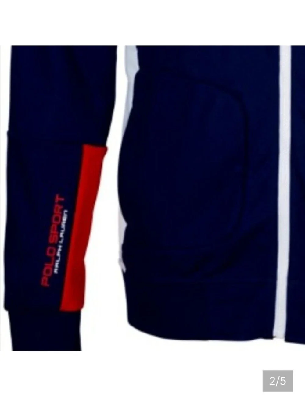 Polo Sport Ralph Lauren Performance USA-2 Zip-Up Navy Track Jacket S